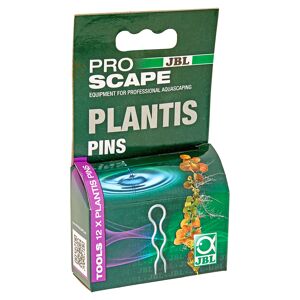 Plantis Pins "ProScape" Kunststoff silbern 12 Stück