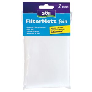 Filter-Netz fein weiß 2 Stück