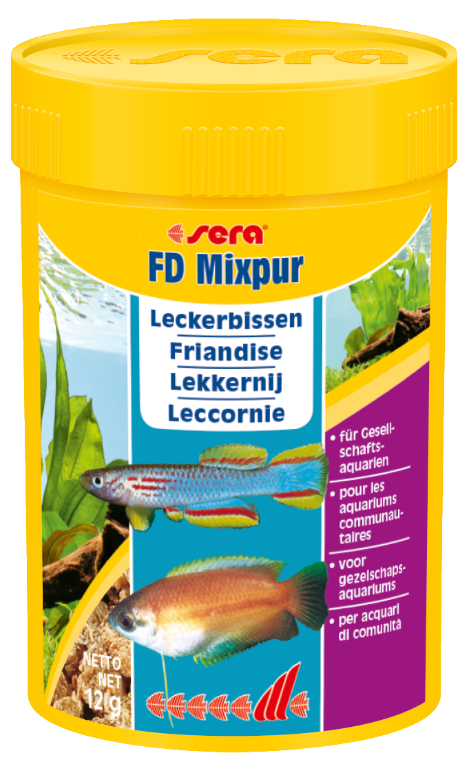 Fischfutter "FD mixpur" Leckerbissenmischung 12 g + product picture