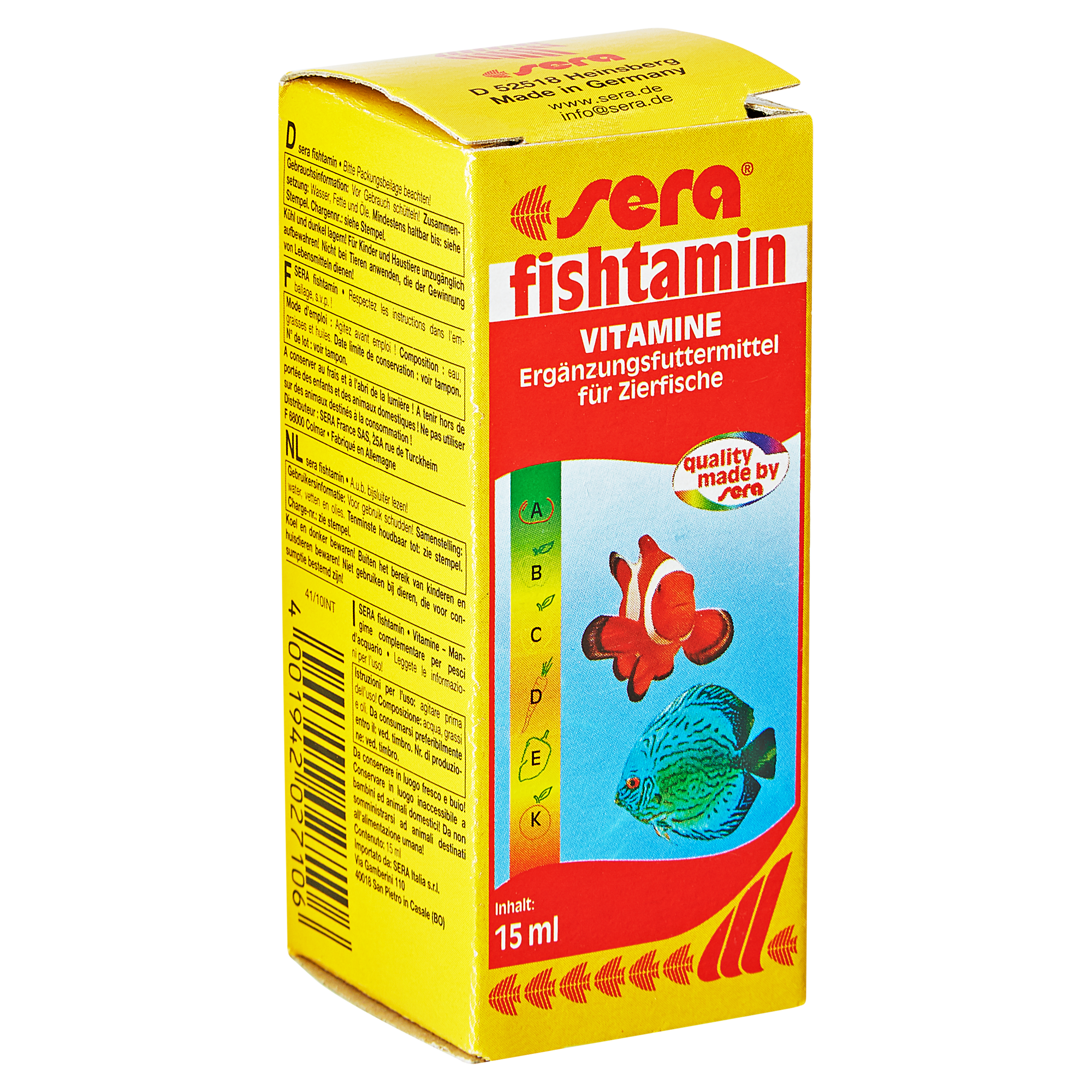 Nahrungsergänzung "Fishtamin" 15 ml + product picture