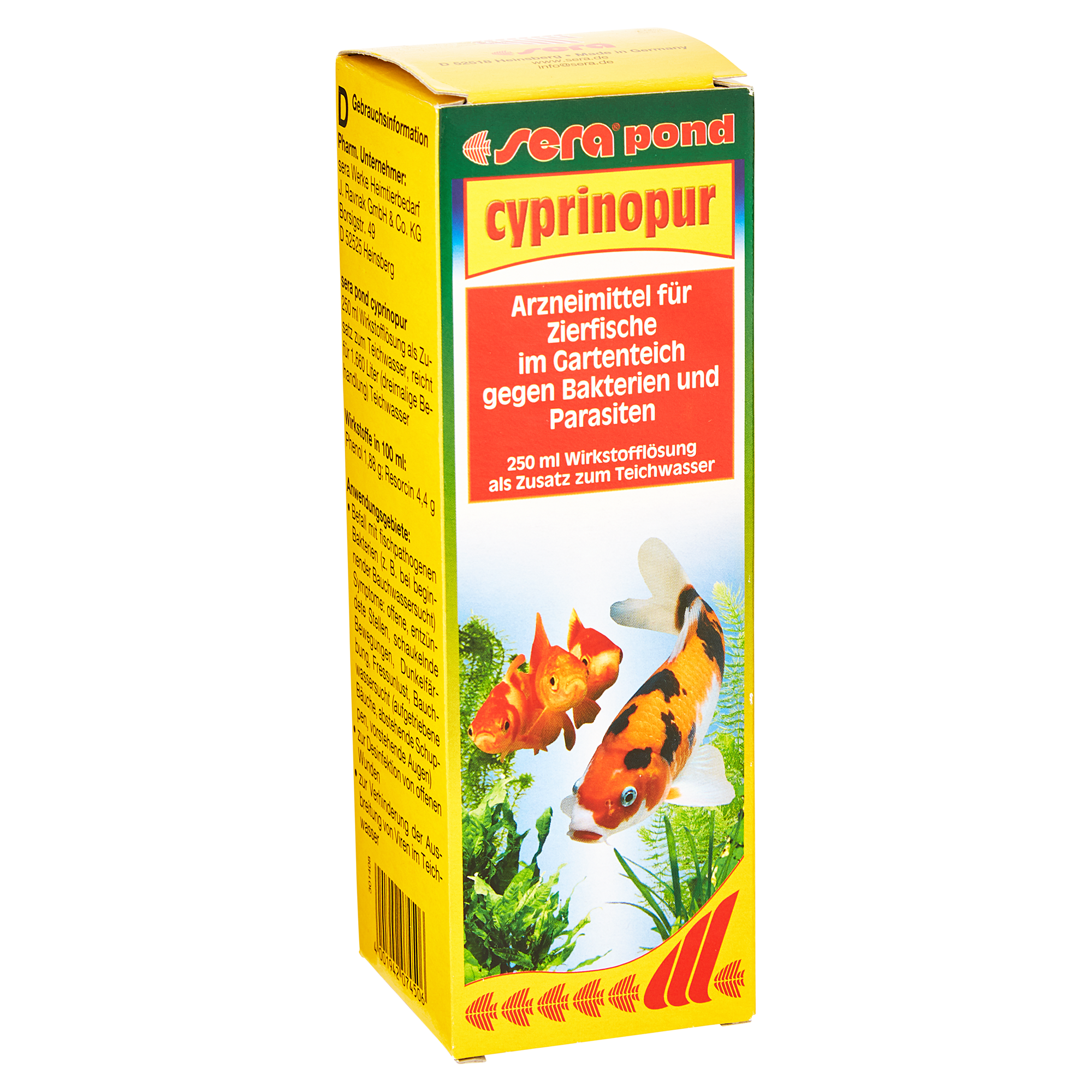 Arzneimittel für Zierfische "sera pond" Cyprinopur 250 ml + product picture