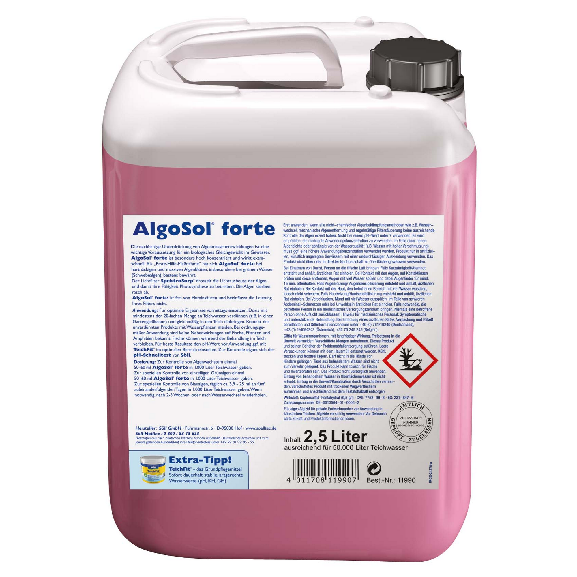 Algenmittel 'AlgoSol forte' 2,5 l + product picture