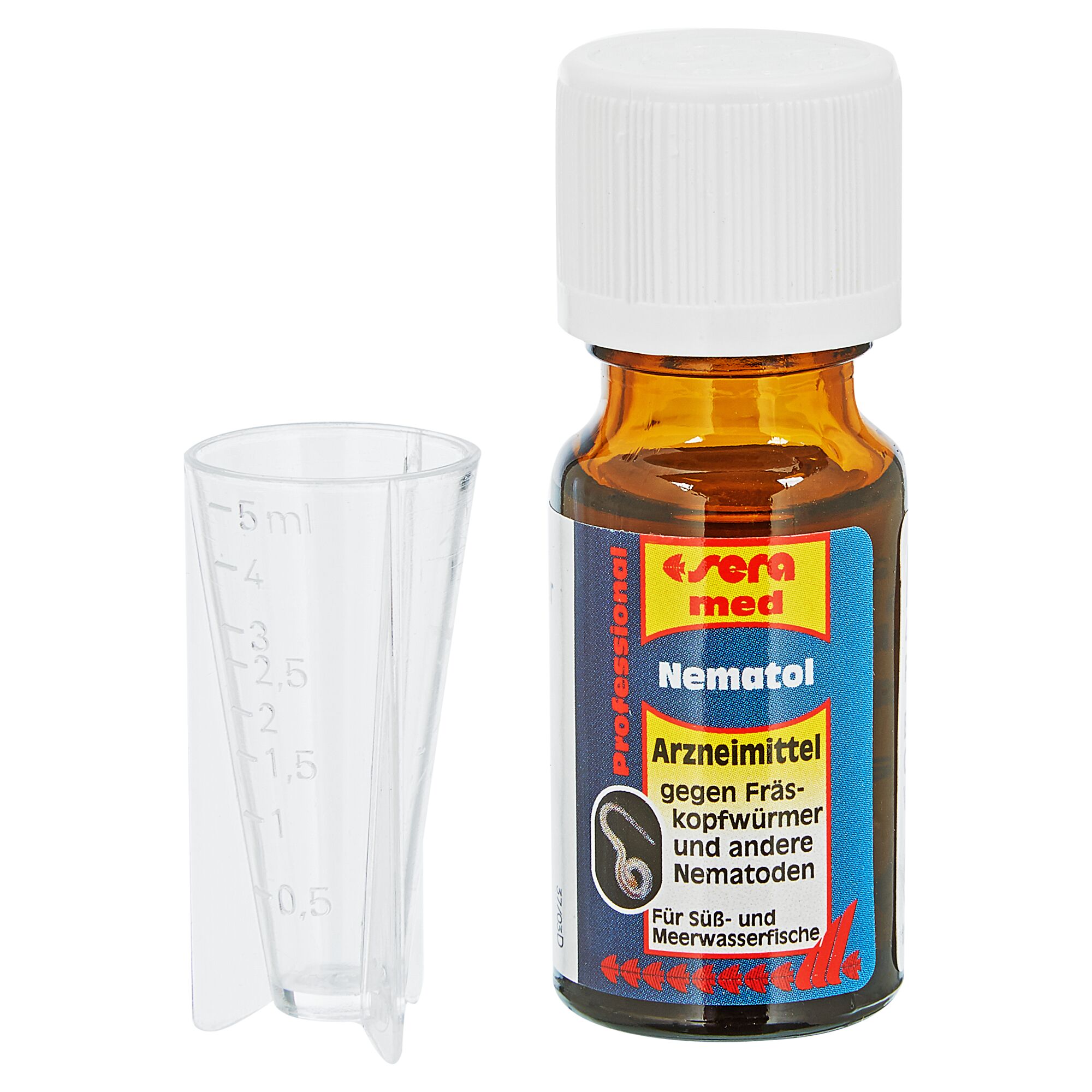 sera med Nematol, Messbecher