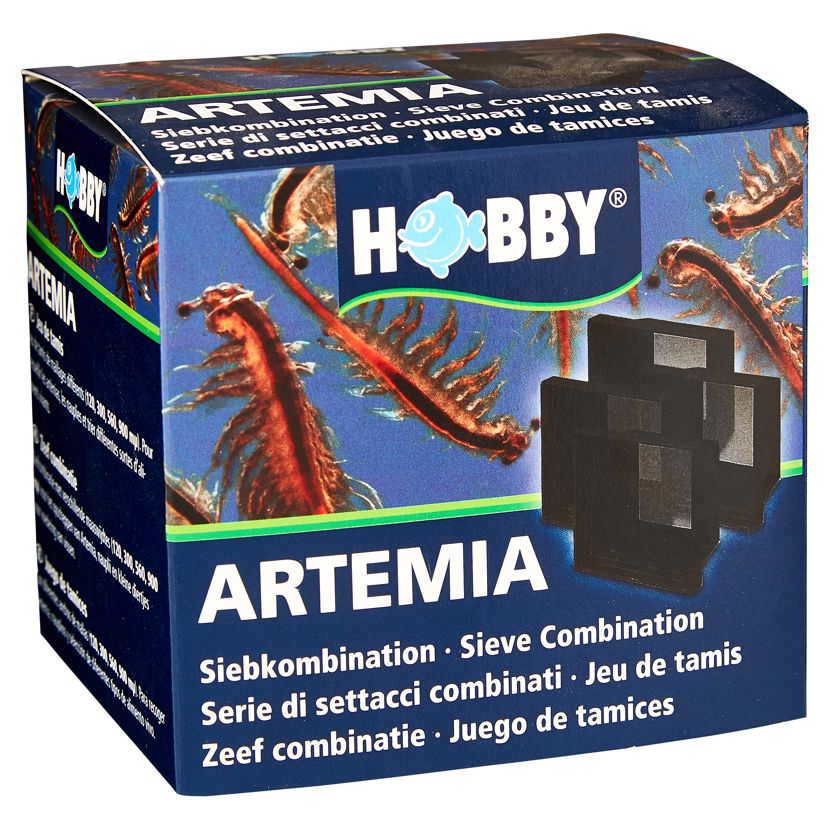 Hobby Artemia Siebkombination viereckig schwarz