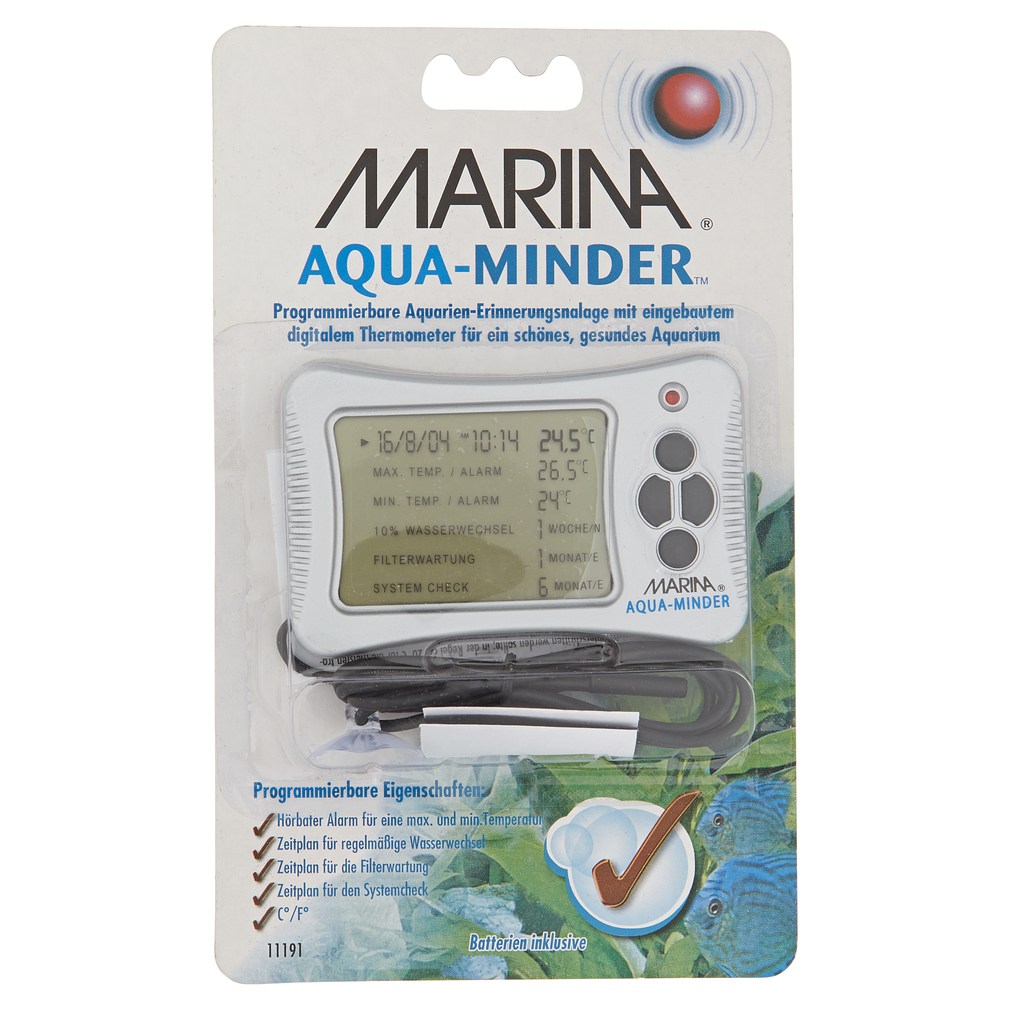 Aquarien-Erinnerungsanlage 'Marina' programmierbar + product picture