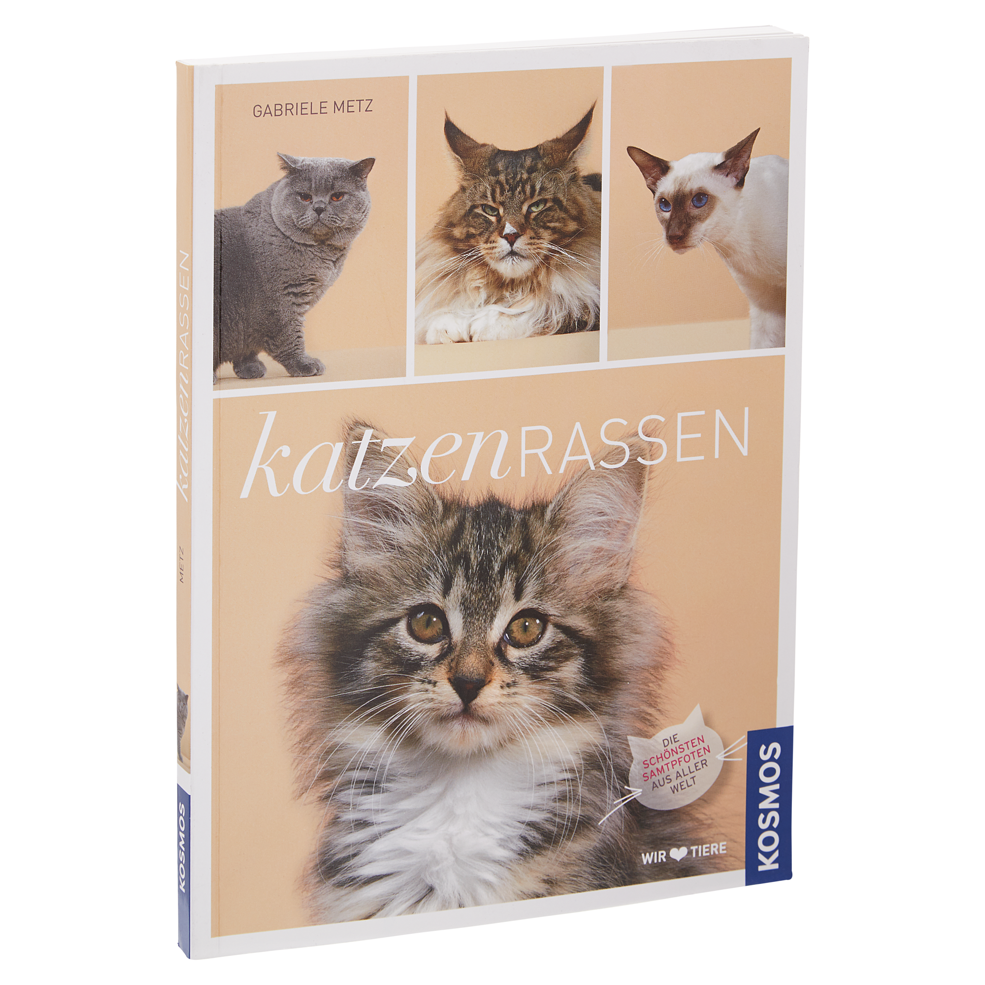Kosmos-Tierratgeber "Katzenrassen: Die schönsten Samtpfoten aus aller Welt" PB 128 S. + product picture