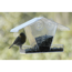 Verkleinertes Bild von Vogelfutterhaus transparent aus Kunststoff 24 x 15 x 9,5 cm