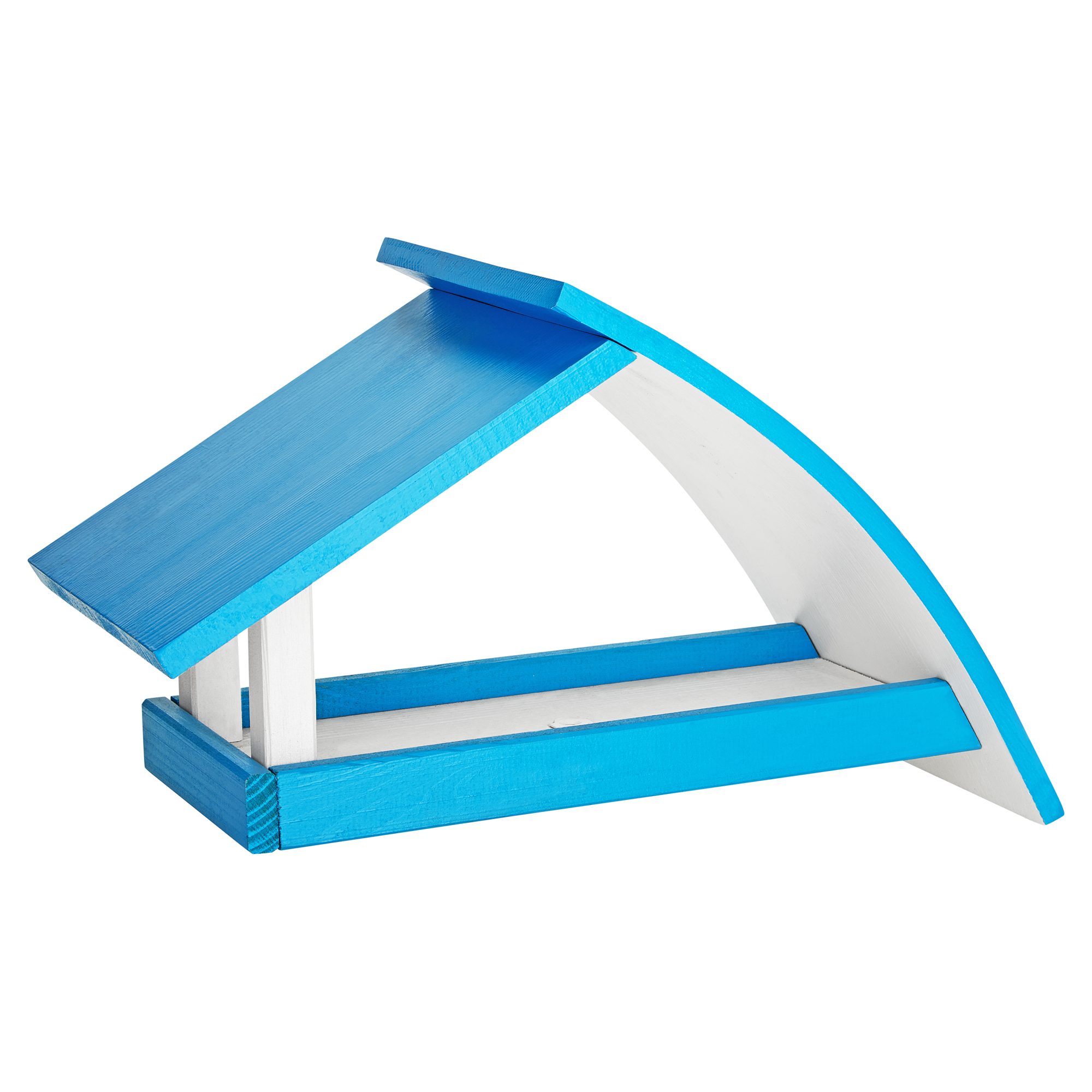 Vogelfutterhaus 'New Wave' 39 x 23 cm blau/weiß + product picture