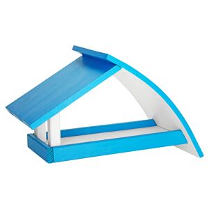 Vogelfutterhaus 'New Wave' 39 x 23 cm blau/weiß
