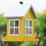 Verkleinertes Bild von Vogelfutterhaus 'Sara' gelb 14 x 14 x 19,5 cm
