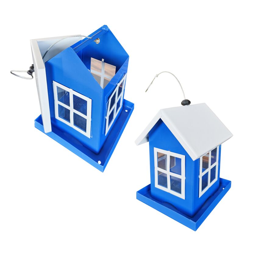 Blaues Futterhaus Lea