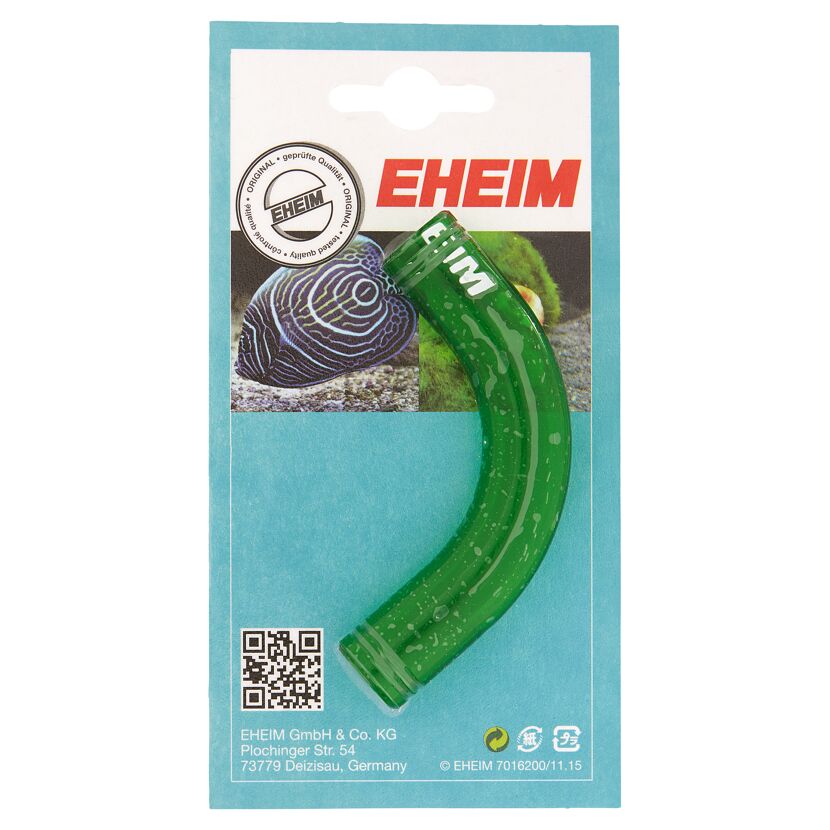 Grünes Winkelstück für Schläuche von Eheim