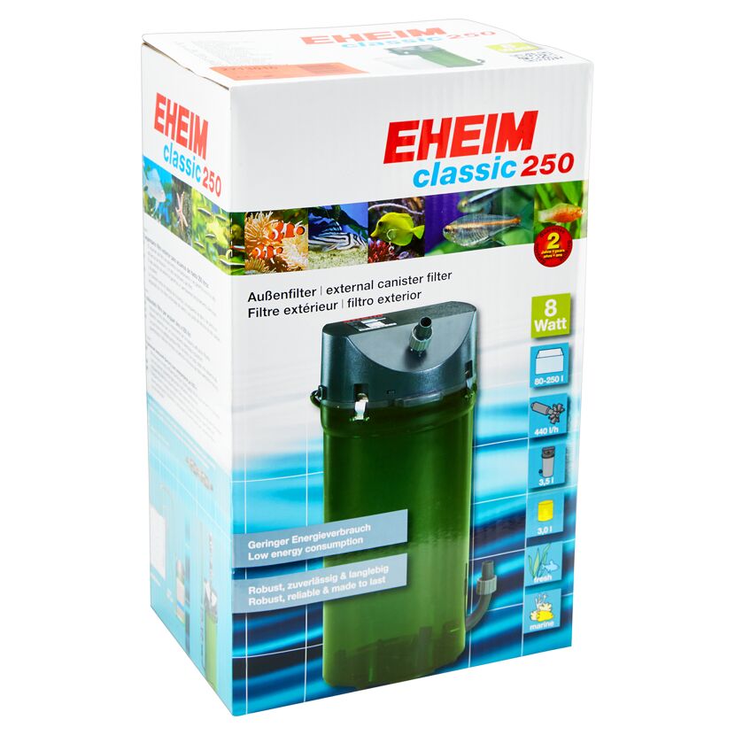 EHEIM classic 250 Außenfilter im Karton