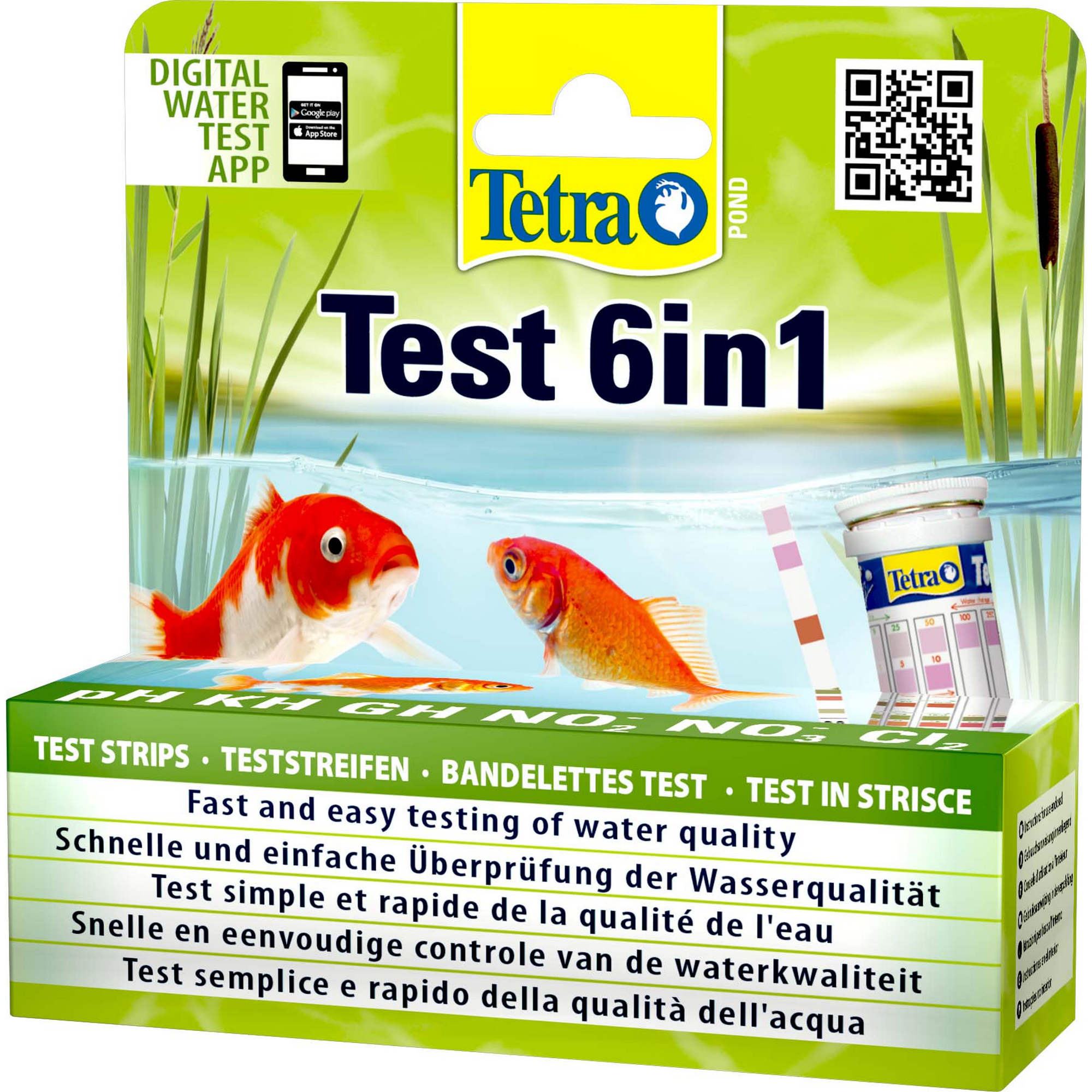 Teststreifen für Teichwasser "Pond Test 6in1" + product picture