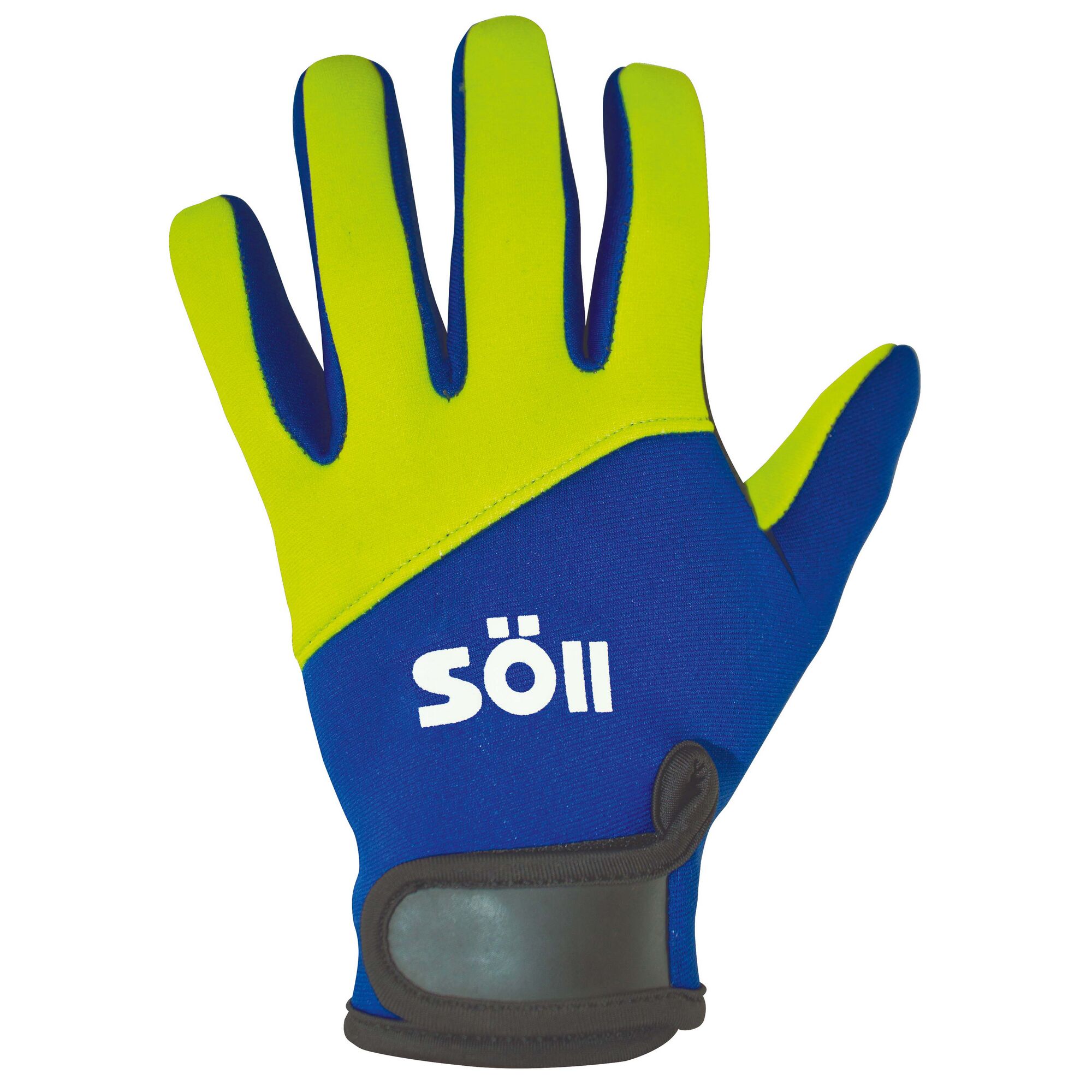 Blau-gelber Teichhandschuh von Söll