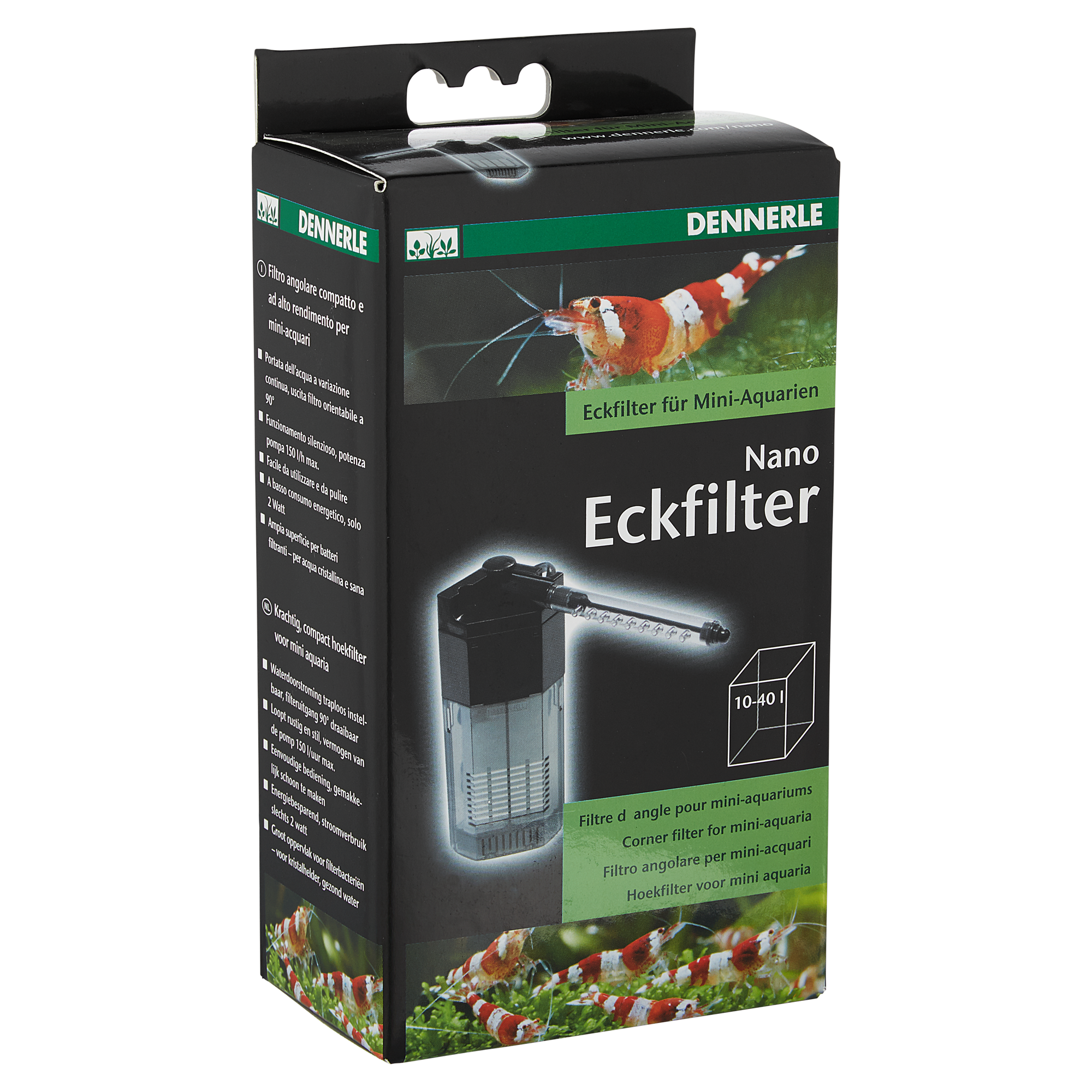 Eckfilter "Nano" für Aquarien 10 - 40 l + product picture