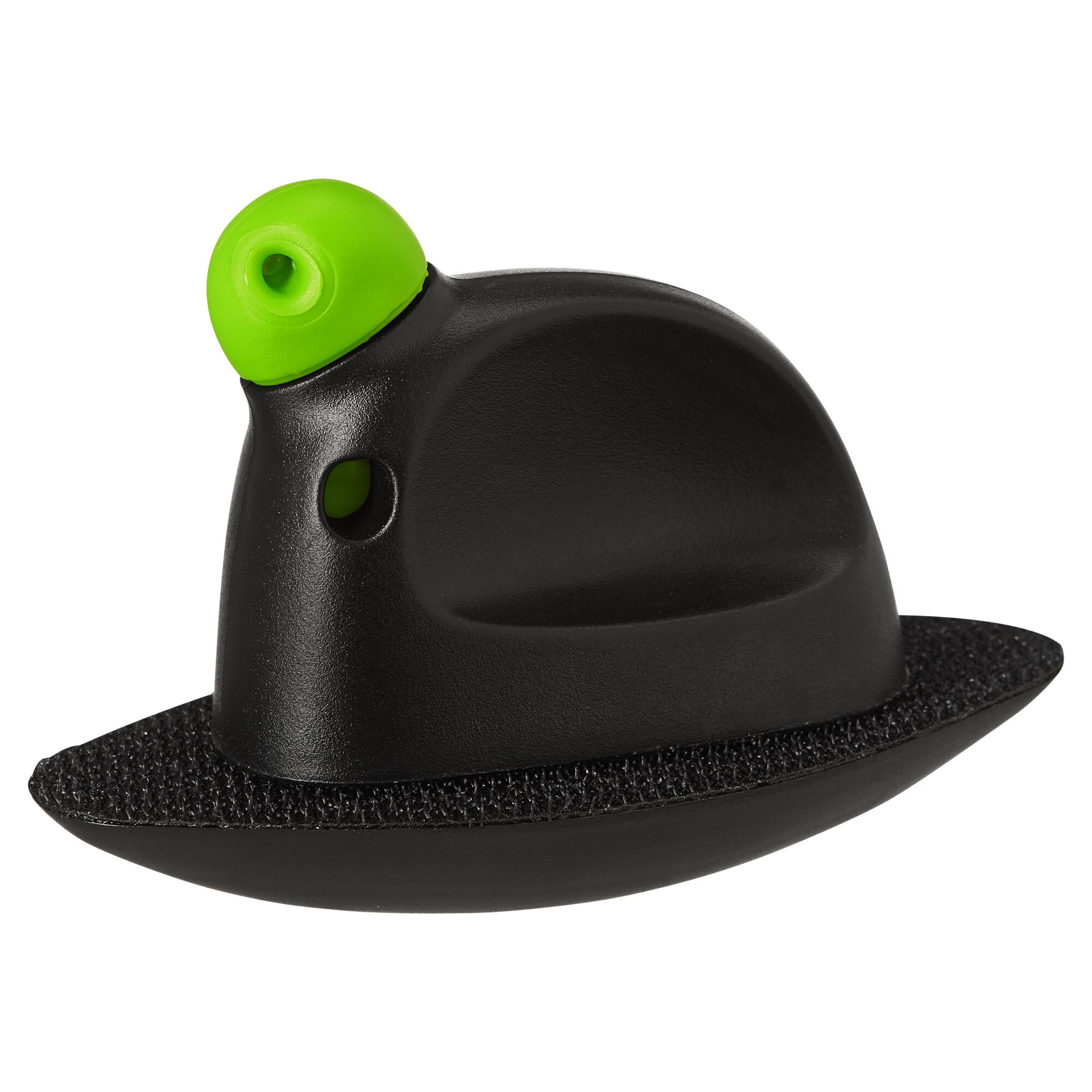 Schwarzer Algenmagnet Reiniger mit grünem Griff