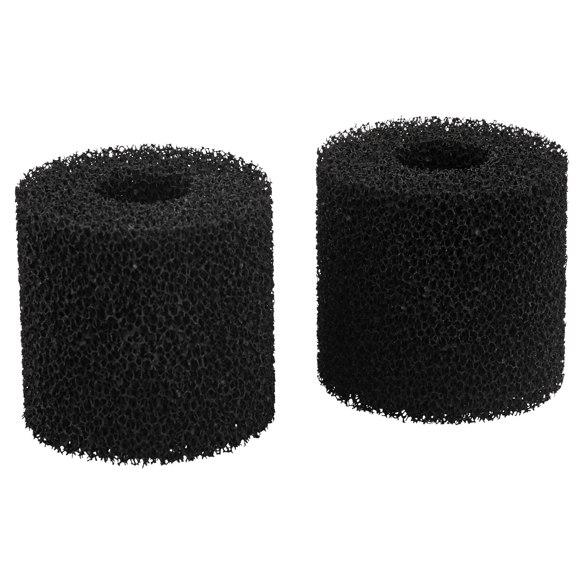 Zwei schwarze EHEIM Kohlepatronen