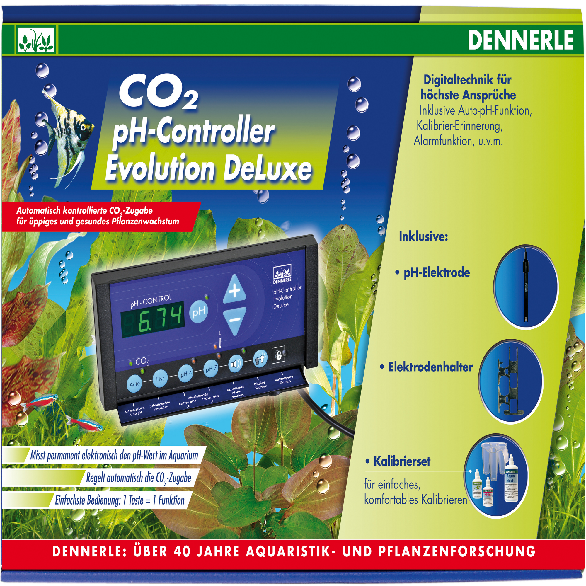 pH Controller DeLuxeEvolution Dennerle + product picture