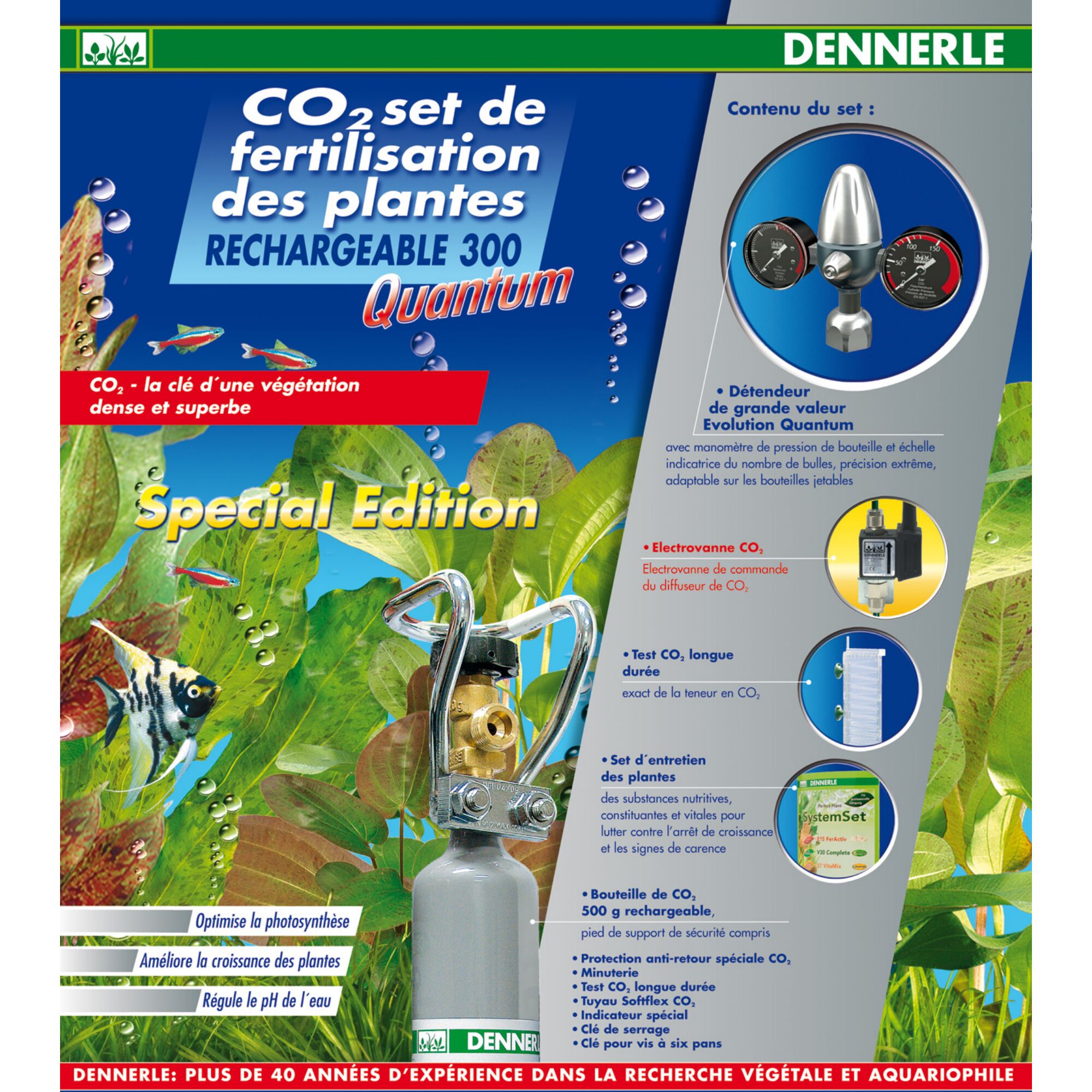 Dennerle CO2 Set für Aquarienpflanzen