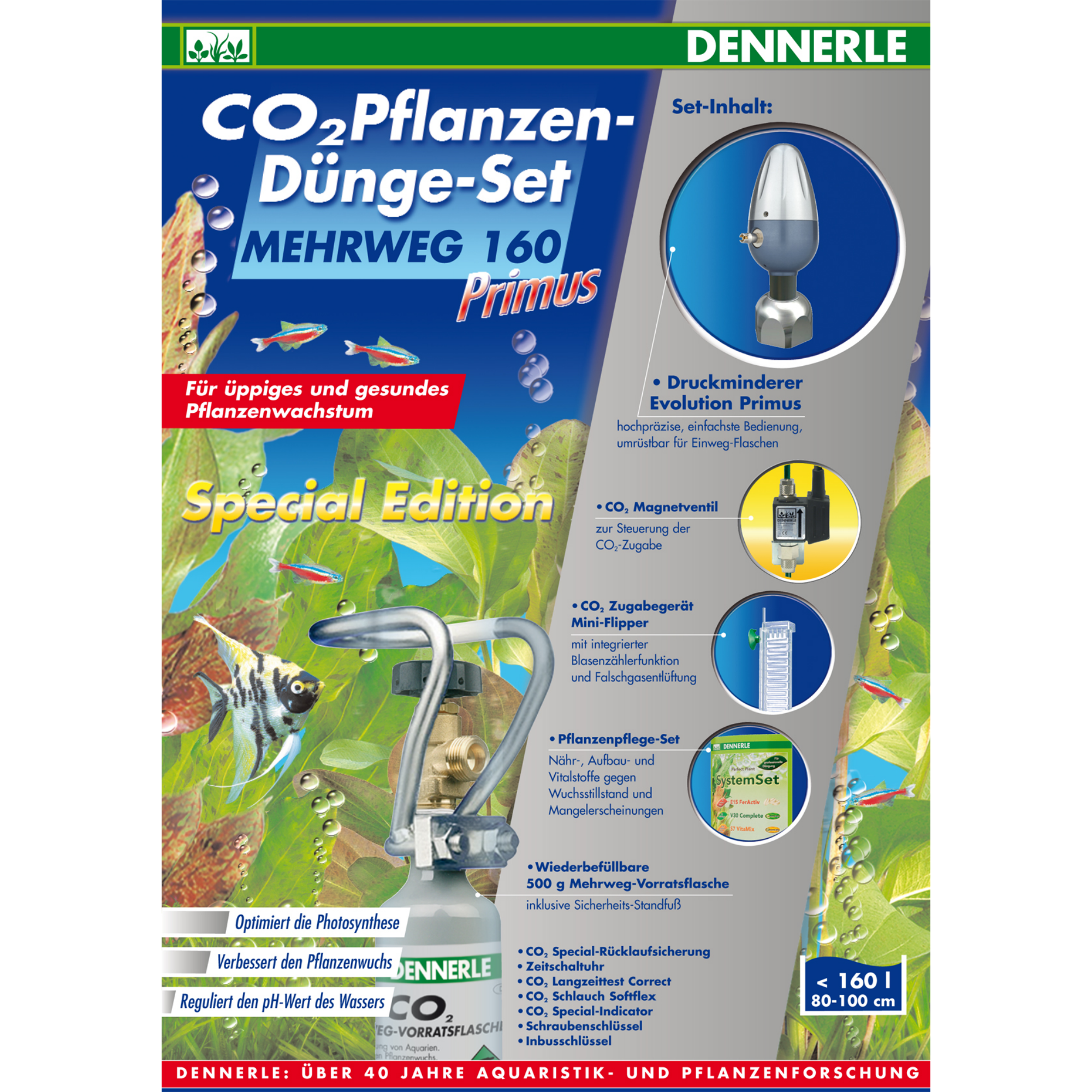 CO2 Mehrweg Primus 160 Special Dennerle + product picture