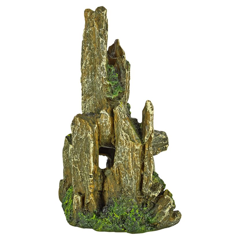 Dekorativer Fels mit Höhle für Aquarien