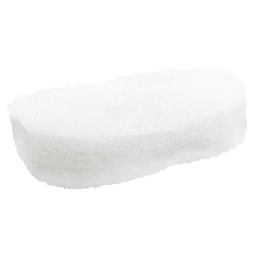 Weiße Feinfilterpads