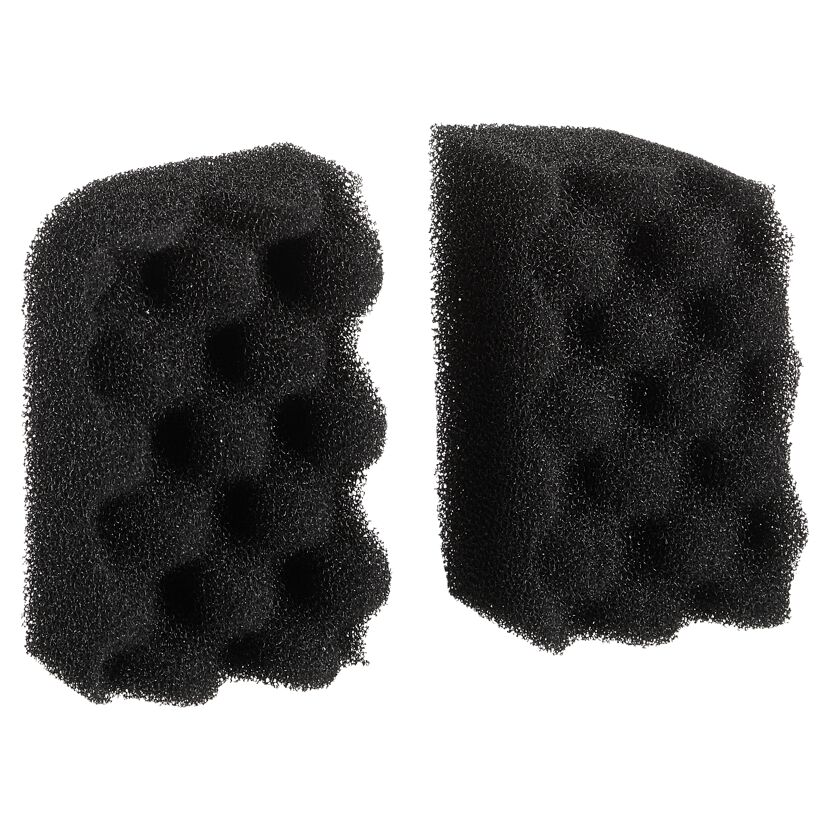 Zwei schwarze Filterschwämme Fluval für 306/406