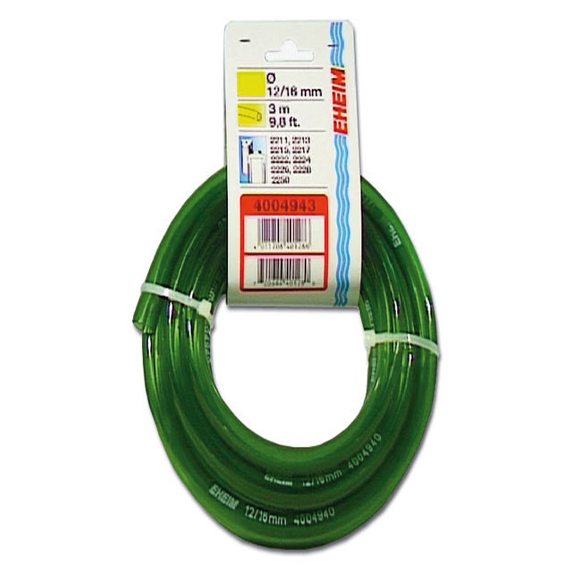 Grüner EHEIM-Schlauch 12/16 mm, 3 m