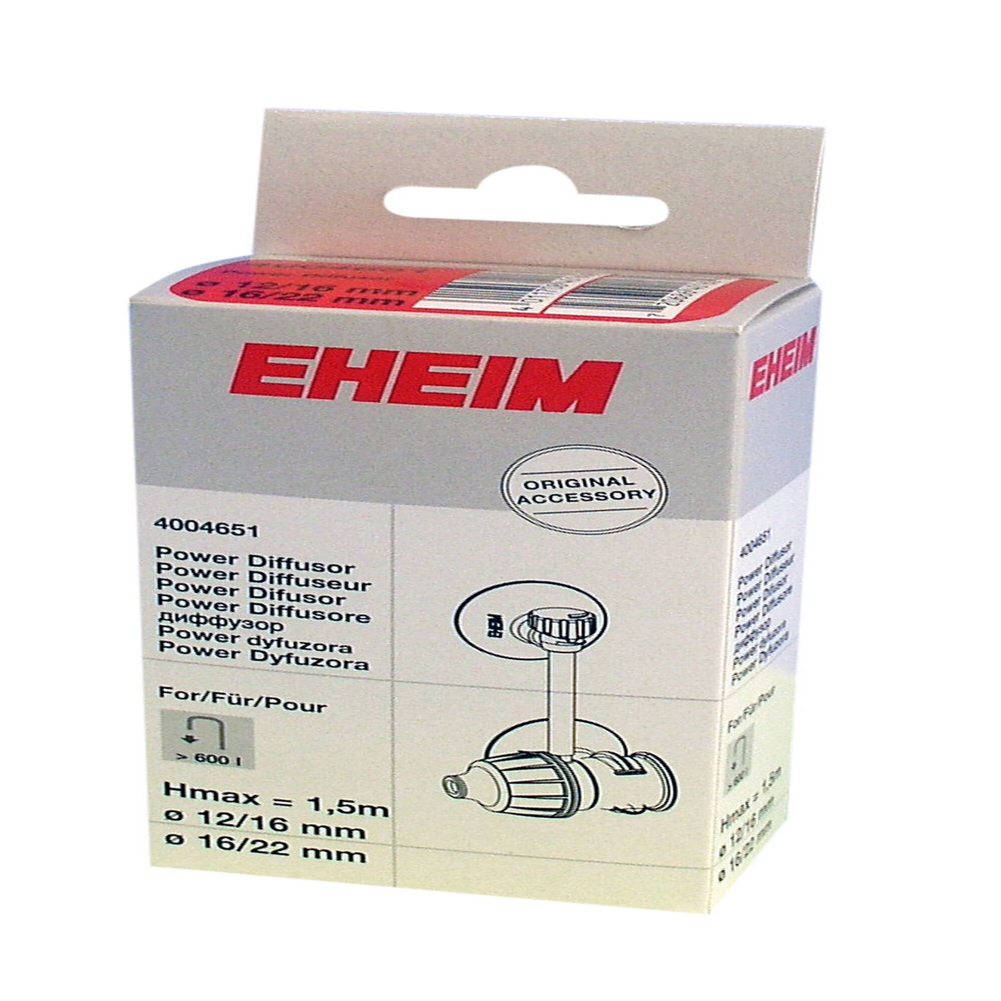 EHEIM Power Diffusor in Verpackung
