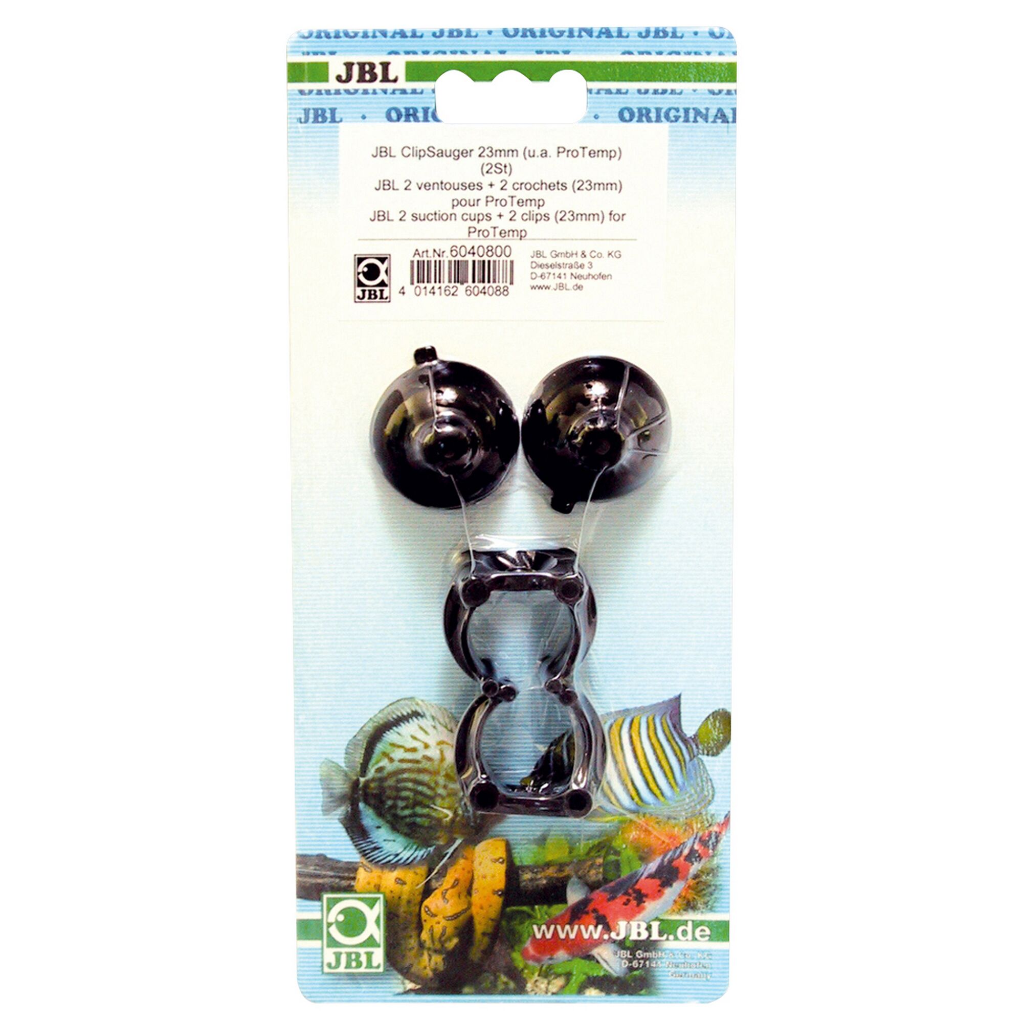JBL ClipSauger 23 mm, 2 Stück