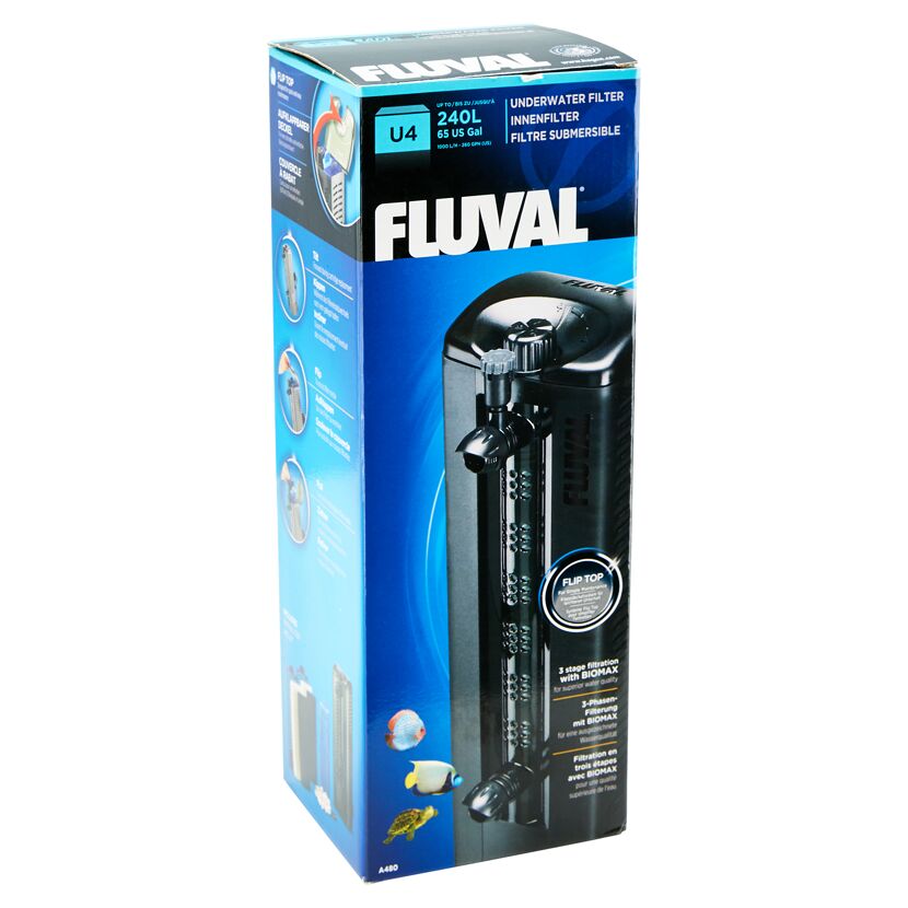 Fluval U4 Unterwasserfilter in Verpackung