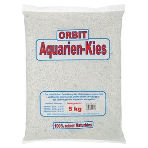 Aquarien-Kies Naturkies 5 kg weiß
