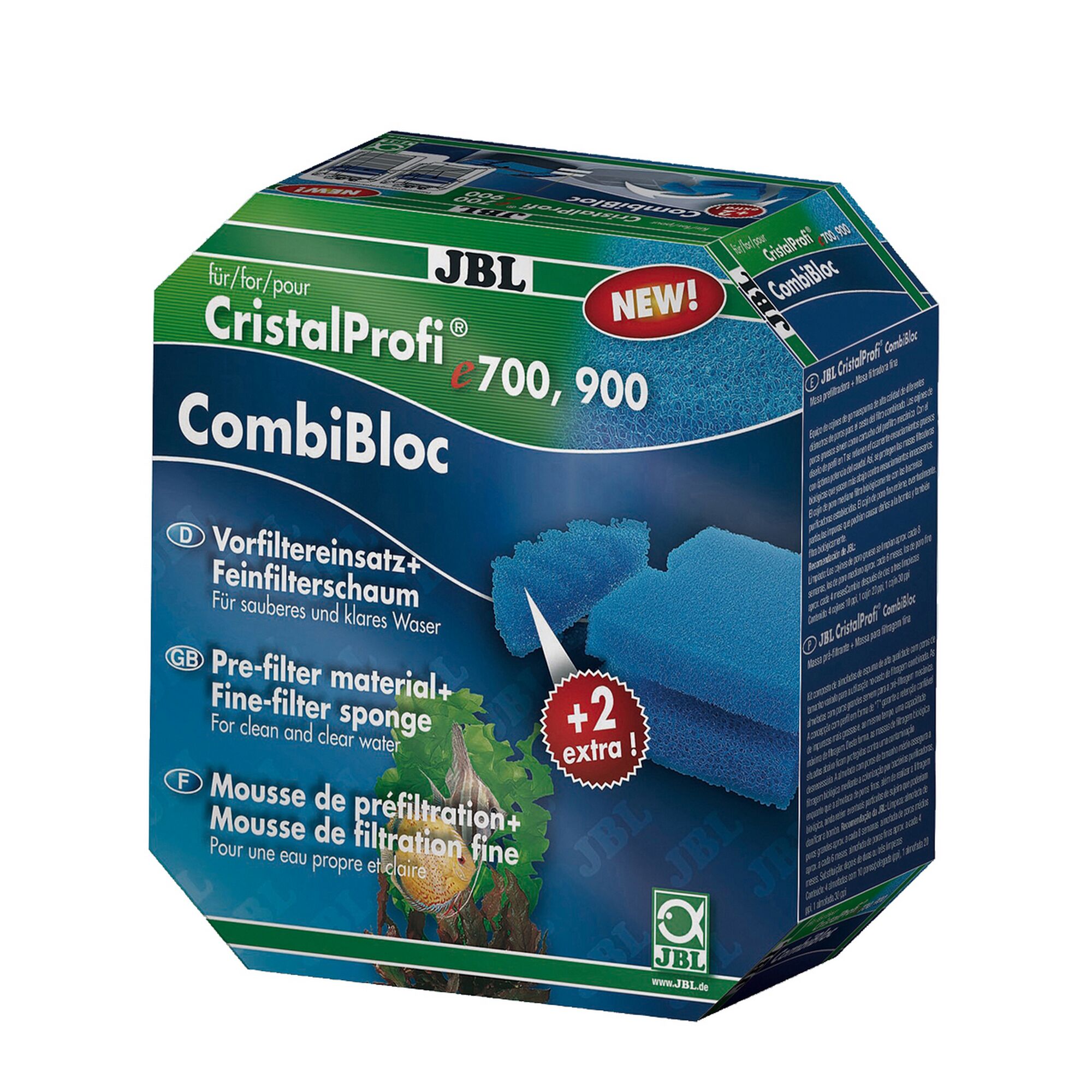 JBL CristalProfi CombiBloc Filtermaterial für sauberes Wasser