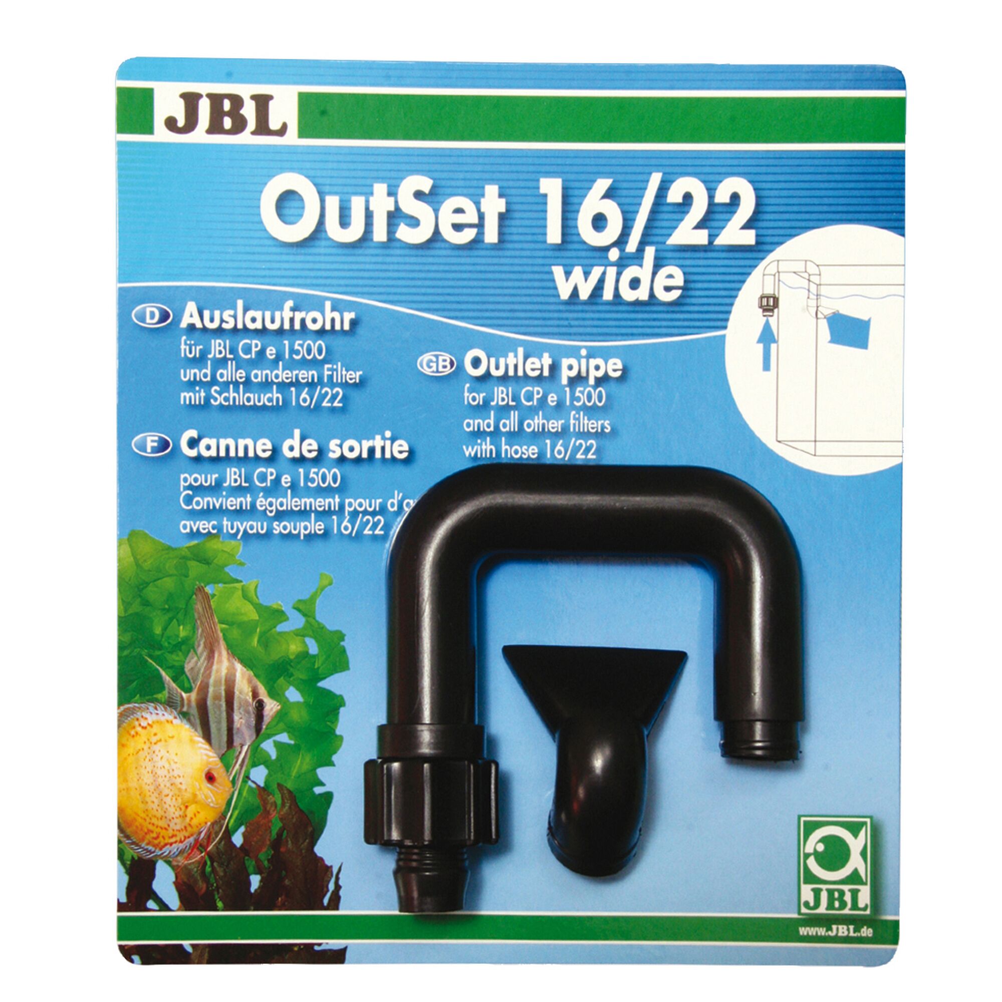 JBL Auslaufrohr OutSet 16/22 wide