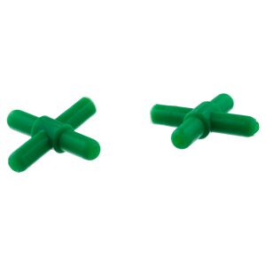 Kreuzstücke grün 2,8 cm 2 Stück