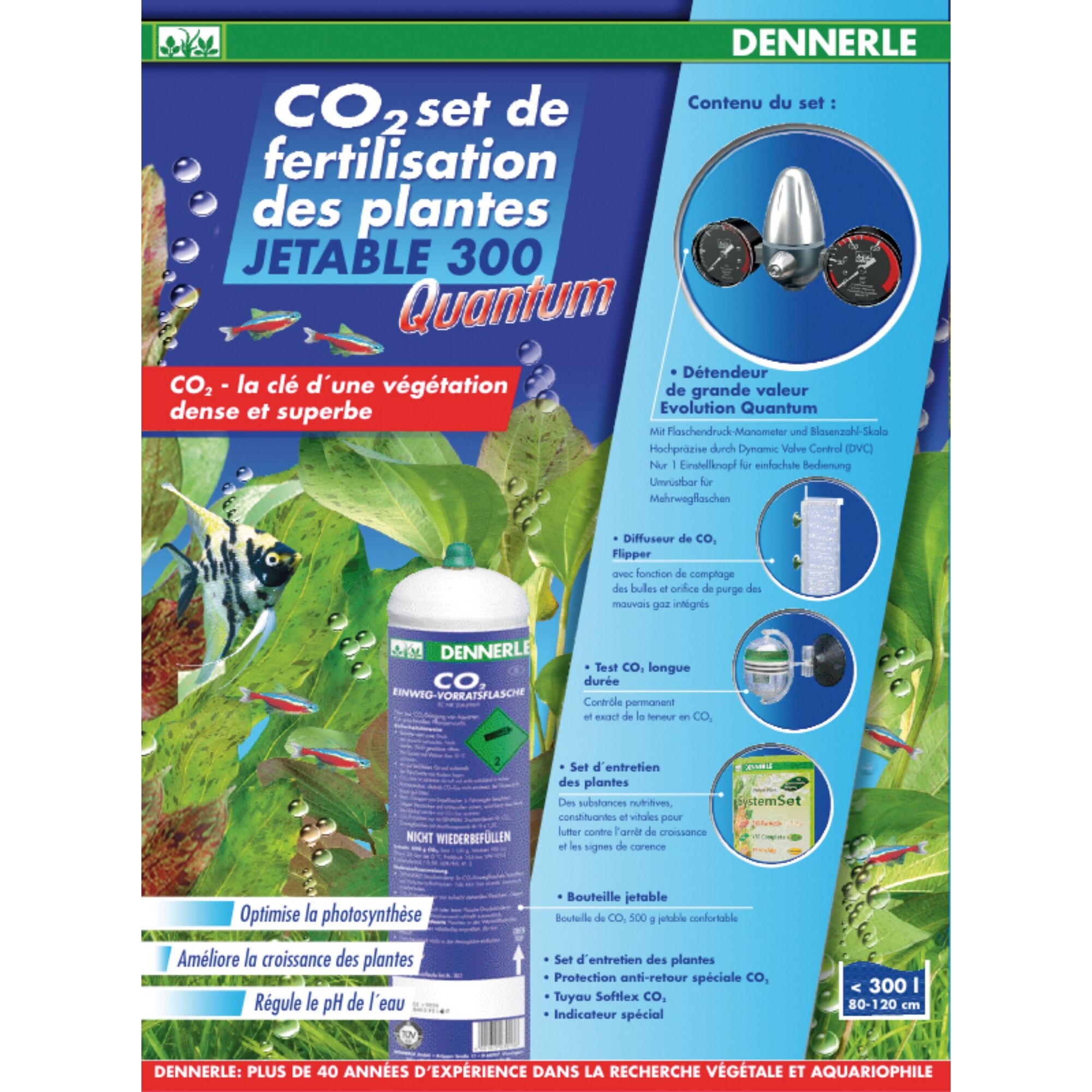 Dennerle CO2 Set für Aquarienpflanzen