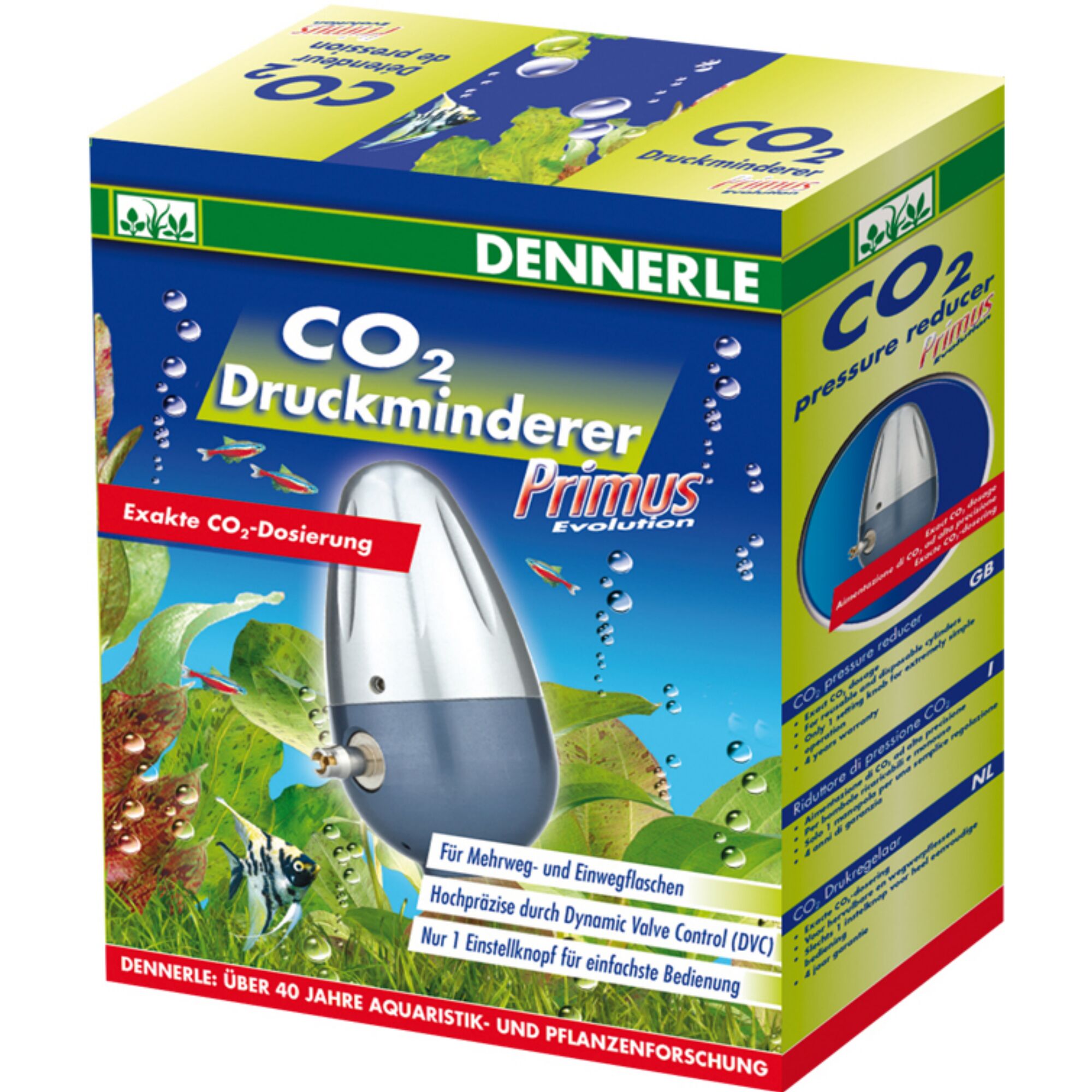 Dennerle CO2 Druckminderer Primus Evolution für Aquarien