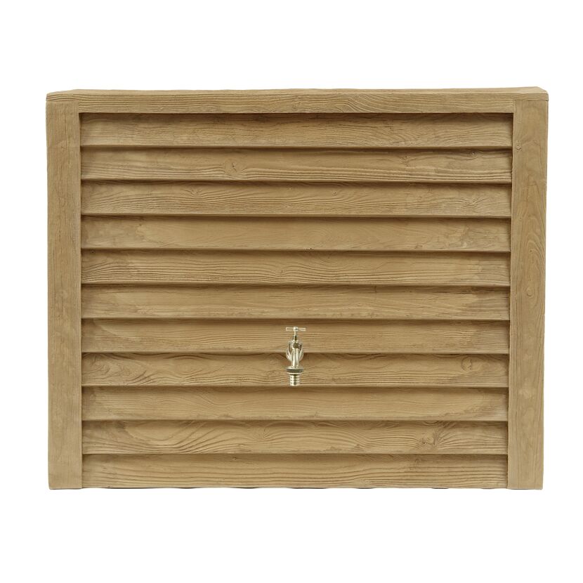 Wandtank Woody lightwood 350 Liter mit Wasserhahn