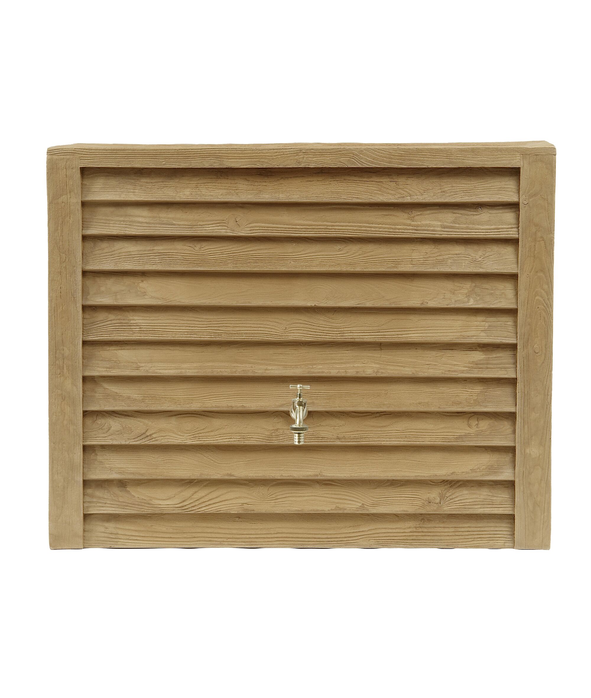 Wandtank Woody lightwood 350 Liter mit Wasserhahn