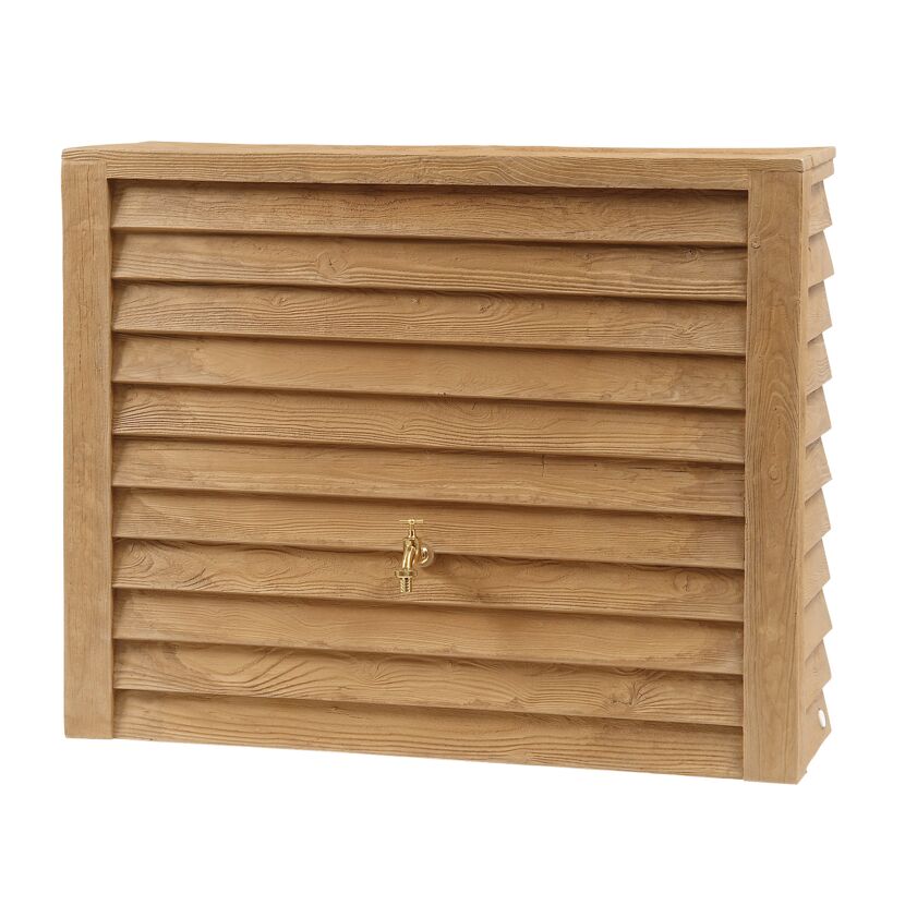 Wandtank Woody lightwood 350 Liter mit Wasserhahn