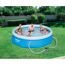 Familie im Bestway Fast Set Pool