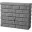 Regentonne 'Rocky' graphitfarben 400 l mit Hahn