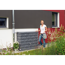 Regentonne 'Rocky' graphitfarben 400 l mit Hahn
