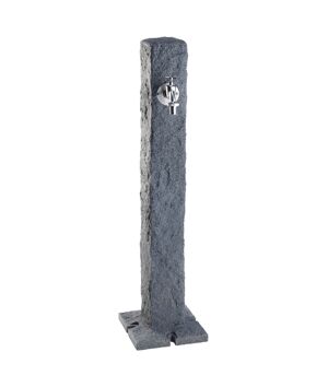 Wasserzapfstelle 'Granit' dark granite 25 x 100 cm