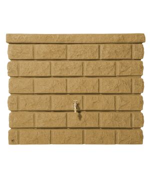 Regentonne 'Rocky' sandstone 400 l mit Hahn