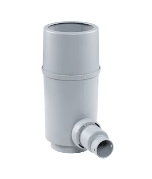 Fallrohrfilter 'Regendieb Pro' grau DN 70-100