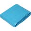 Blaue Abdeckplane gefaltet