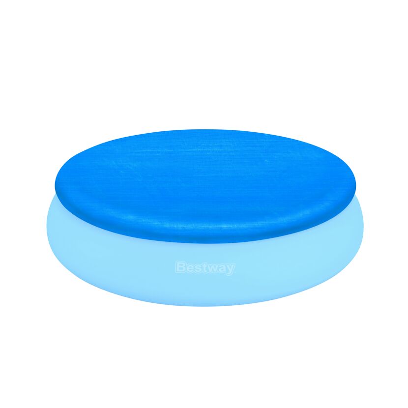 Blaue Bestway Poolabdeckung