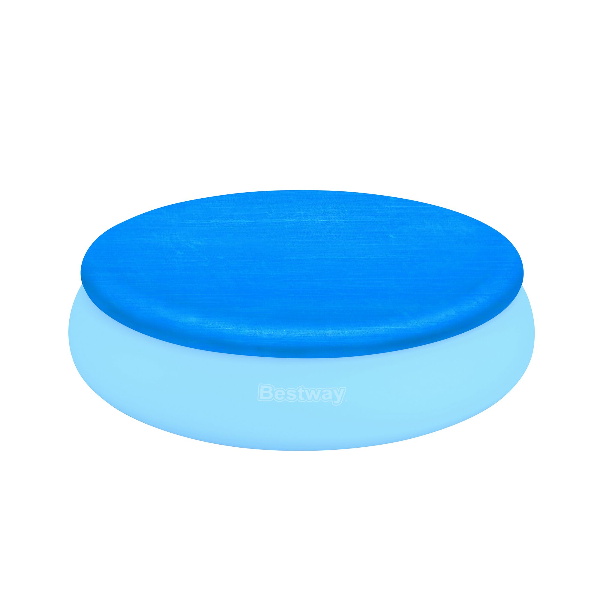 Blaue Bestway Poolabdeckung